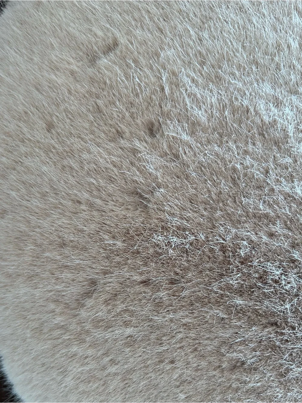 16” Round Faux Fur Pillow